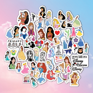 Princess Sticker Pack 100 Pcs