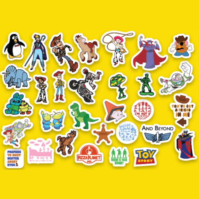 Toy Story Sticker Pack 100 Pcs