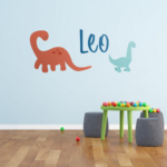 Personalised Vinyl Dinosaur Wall Decal Sticker