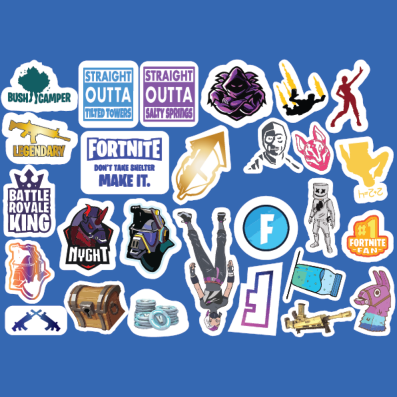 Fortnite Kids Sticker Pack