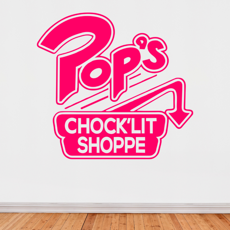 Riverdale Pops Chocklit Shoppe TV Wall Decal