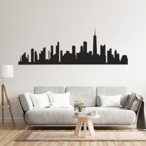 Chicago City Skyline Wall Art Vinyl Decal