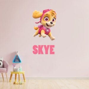 Skye Personalised Paw Patrol Kids Wall Decal